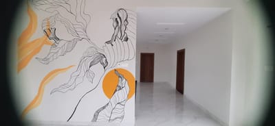 Wall art at Subishi Bliss villa, Mokila. — Living Room